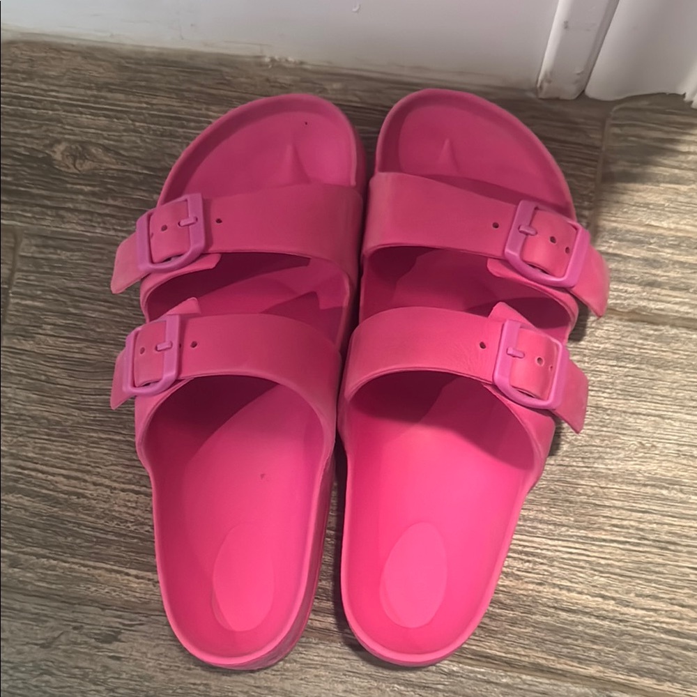Pink Slide Sandals